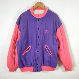 Rare 90s Purple and Pink Retro style Jacket